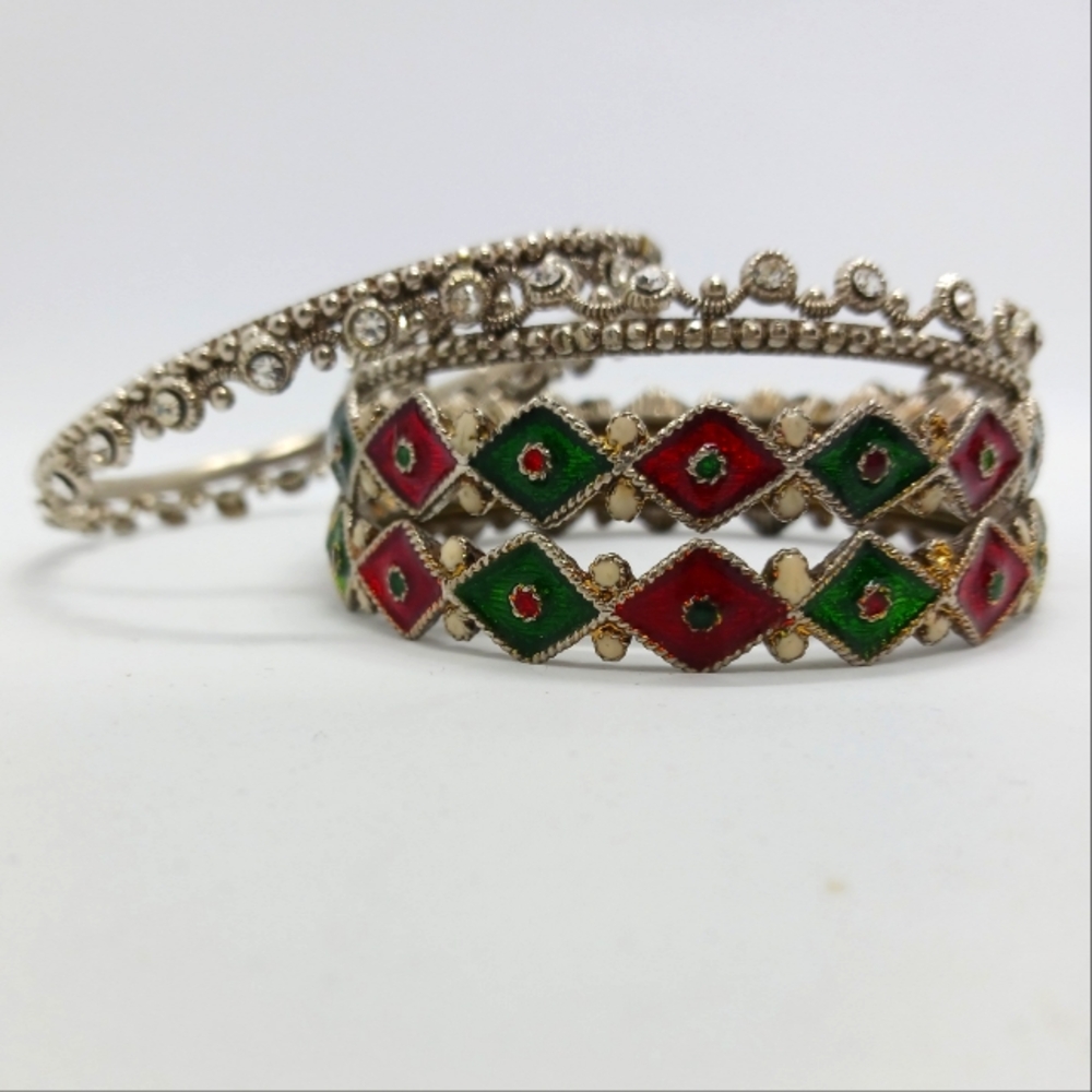 Court Jester- 4 Bracelet Lot, Unusual Costume